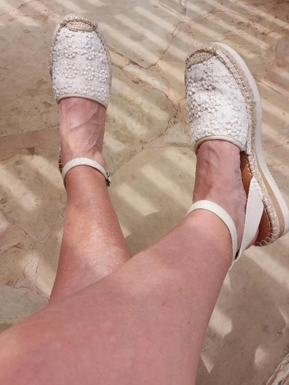 Cream Espadrilles